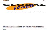 Cabines de Pintura Global Flash - 2008rodribench.pt/cat/images/stories/pdf/Cabines Global Flash...Quadro de comando completamente automático Base com 3 filas de grelhas (15 no total