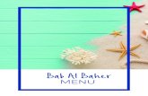 Bab Al Baher MENU · 2020. 8. 17. · Jose Curevo Bianco QAR 45 Ž •ˇ ˆ „ Jose Curevo Gold QAR 45 €’¥¿ ˆ „ Patron café XO QAR 55 ˇ ˘ ˇ ˆ˚ –˚• Patron Silver
