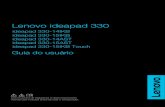 Lenovo ideapad 330img.americanas.com.br/produtos/01/02/manual/133775934.pdfTeclas de função É possível acessar rapidamente determinadas configurações do sistema pressionando