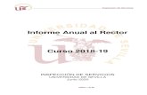 Informe Anual al Rector Curso 2017-18servicio.us.es/inspeccion/pdf/Informe Anual.pdf · 2020. 1. 22. · ese sentido, el Plan de Actuación de la Inspección de Servicios del curso