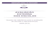 Departamento de Matemática - Universidade de Coimbra ...mat0971/realidade/1_2_avaliacaoescolas/4...AVALIAÇÃO EXTERNA DAS ESCOLAS Quadro de referência para a avaliação das escolas