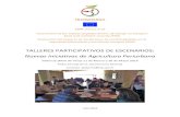 TALLERES PARTICIPATIVOS DE ESCENARIOS · 2018. 3. 19. · TRANSMANGO KBBE.2013.2.5‐01 TALLERES PARTICIPATIVOS DE ESCENARIOS: Nuevas Iniciativas de Agricultura Periurbana Valencia
