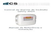 Central de Alarme de Incêndio Safety AN24 · 2017. 2. 9. · 3/20 Introdução A Safety AN24 é uma central de alarme de incêndio do tipo convencional supervisionada, podendo receber