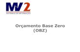 Orçamento Base Zero (OBZ) · 2016. 6. 22. · OBZ –Orçamento Base Zero O orçamento é centralizado na área financeira, demanda até três meses para ser finalizado e às vezes