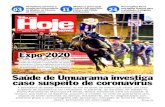 Expo 2020 - Tribuna Hojetribunahoje.jor.br/wp-content/uploads/2020/03/...2020/03/13  · um teste para o corona-vírus, que deu positivo. Entre o final da tarde e o início da noite