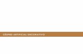 CÉSPED ARTIFICIAL DECORATIVO · 2019. 3. 2. · DECO 20 es un cesped artificial de 20 mm de altura de pelo que combina cuatro colores, tres tonos de verde y un tono beige con hilo