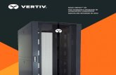 RACK VERTIV™ VR Fácil instalação e integração de componentes … · 2019. 1. 16. · yy2 conjuntos de Trilhos EIA de 19". yy2 suportes de altura completa para montagem de rack
