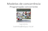 Modelos de concorrêncianoemi/pc-12/aula4/aula4-modelosdeconcorrenci… · Classificação de modelos básicos de concorrência •Caso especial: Multitarefa cooperativa –Também