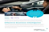 Effective Business Intelligence Effective Business Intelligence 1 Foi fundada em maio de 2011 pelo empreendedor