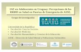 IAE en Adolescentes en Uruguay: Percepciones de los RRHH ...suicidioprevencion.cienciassociales.edu.uy/wp... · Identificar obstáculos, dificultades y experiencias positivas a nivel