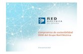 Compromiso de sostenibilidad 2030 del Grupo Red Eléctrica · 2018. 4. 26. · Un compromiso estratégico 3 Integramos la sostenibilidad en el negocio de la Grupo y apoyamos el logro