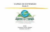 aula 4 2011-10-19 - Instituto de Física da UFRGSmittmann/aula_4.pdf · Aula 4 IFRS Campus Porto Alegre Outubro de 2011. EXPERIÊNCIA 9: Configuração de superfícies equipotenciais