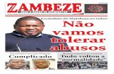 AMBEZ E2020/08/20  · bater o terrorismo em Moçam-bique. Neste momento, o apoio que o Estado moçambicano so-licitou é a vigilância nas fron-teiras, para a não entrada de bandidos