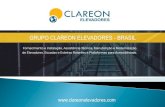 GRUPO CLAREON ELEVADORES - BRASILclareonelevadores.com/assets/files/Apresentação... · O GRUPO CLAREON com sede em Brasília/ DF e unidades de negócios nas principais capitais