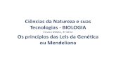 Ciências da Natureza e suas Tecnologias - BIOLOGIA · Ciências da Natureza e suas Tecnologias - BIOLOGIA Ensino Médio, 3ª Série Os princípios das Leis da Genética ou Mendeliana