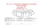 I.E.T.C. MARÍA INMACULADA RELIGIÓN Grado 2° GUÍA N° 1ietcmariainmaculada.edu.co/wp-content/uploads/2020/08/GUÍA-1-DE... · Grado 2° GUÍA N° 1 DOCENTES CELULAR CORREO Alicia