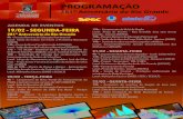 Flyer Aniversario da Cidade - Rio Grande, Rio Grande do Sul€¦ · Paes - Praça Xavier Ferreira (Conselho da Ordem de Silva Paes / GABEX) 20h às 23h - Mostra de Dança e Música