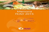 Memoria FEAD 2015 - Saludigestivo · PÁG. 1 Carta del Presidente PÁG. 2 Carta del Director General PÁG. 3 FEAD, por un Mundo Saludigestivo PÁG. 4 Misión, visión y valores PÁG.