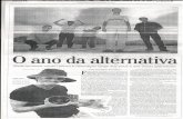 Vittor Santos - O Globo - 1999 d2...Leonardo Aversa/22-11-99 BOSCA alternativas e leva seu novo disco, "A Vida é dace", para ser vendidû nas Dancas de jornal Antonio Carlos Miguel