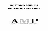 RELATÓRIO AMP DE EVENTOS 2019 · Agenda 2019 16 de março – II Encontro de Residentes de Psiquiatria de Minas Gerais – Belo Horizonte/ MG 05 e 06 de abril – VI Jornada de Psiquiatria