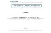 2ª etapa Agência Reguladora de Serviços de Abastecimento ... · Agência Reguladora de Serviços de Abastecimento de Água e de Esgotamento Sanitário do Estado de Minas Gerais