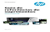 Guia de referências de suprimentos · Impressoras monocromáticas HP Rendimento Código HP LaserJet Pro 400 M401 / M425 MFP HP 80A cartucho de toner preto HP 80X cartucho de toner