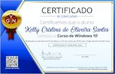 CERTIFICADO · 2018. 7. 5. · CERTIFICADO DE CONCLUSÃO Certificamos que o aluno: Kelly Cristina de Oliveira Santos concluiu o Curso de Windows 10 Realizado no período de 04 de