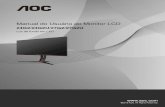 Manual do Usuário do Monitor LCD - aoc.com.br · 1 HDMI 2 2 HDMI 1 3 DP 4 Analógico (cabo VGA 15-Pinos D-Sub) 5 Saída de Fone de ouvido 6 Potência 7 Entrada de linha 8 USB-PC
