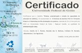 Certificamos que o trabalho “Síntese, caracterização e ... · Prof. Dr. Mário G. Júnior Profª. Drª. Maria Fernanda do C. Gurgel Profª. Drª. Rosana de F. Gonçalves Prof.