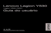 Lenovo Legion Y530 - usermanual.wiki€¦ · Começando a usar o Windows 10..... 12 Configurando o sistema operacional pela primeira vez ... Conhecendo seu computador a Tela do computador