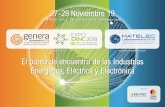 27-29 Noviembre 19...EXPO ERNC, consolidada como un referente en la industria en Chile y que ha cosechado grandes éxitos en sus dos primeras versiones. Se crea así el gran encuentro