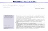 Artigos originais Características dos pacientes com ...€¦ · Rev. CEFAC. 2017 Set-Out; 19(5):629-644 630 | Camargo RG, Mezzomo CL INTRODUÇÃO Refletir sobre os aspectos que podem