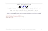 Governo do Estado de São Paulo - PROJETO SAT-CF-e ......junto ao Fisco dos componentes do Sistema de Autenticação e Transmissão de Cupom Fiscal Eletrônico (SAT). O Capítulo 2