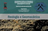 Universidade Federal de Pernambuco Centro de Tecnologia e … · 2019. 8. 13. · Mecânica das rochas - Introdução •Geomecânica é o estudo do comportamento mecânico do solo