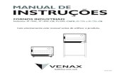 MANUAL DE INSTRUÇÕES - Venaxvenax.com.br/wp-content/uploads/2019/05/manual-fornos-industriai… · localizada na parte traseira do forno. - Para um bom desempenho, o forno deve
