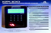 Teclado, Biometria com leitor MIFARE integrado ...commbox.com.br/downloads/folders/KP400_v1_ATUALIZADO.pdf · Teclado Alimentação Tensão: 12VDC Consumo: 0mA Sinalização Led com