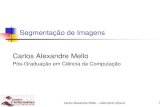 Segmentação de Imagens Carlos Alexandre Mellocin.ufpe.br/~cabm/visao/Aula04_Segmentacao.pdfSegmentação é o processo de dividir ou separar uma imagem em objetos ou elementos que