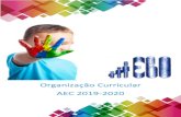 Organização Curricular AEC 2019-2020 · PDF file 2020. 2. 7. · Organização Curricular AEC 2019 - 2020 6 Bloco 1 – Perícia e Manipulação Realizar ações motoras básicas