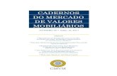 CADERNOS DO MERCADO DE VALORES MOBILIÁRIOS · 2017. 9. 5. · 5 Cadernos do Mercado de Valores Mobiliários: Editorial A edição n.º 56 dos Cadernos do Mercado de Valores Mobiliários