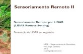 Sensoriamento Remoto II - UFPRcenteno/uni/SR2/pdf/sr2-0005d.pdf · Levantamento topográfico e Curvas de nível das Áreas de Teste A e B. 6/6/2016 11 Área A, vista tridimensional.