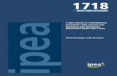 1718 - repositorio.ipea.gov.brrepositorio.ipea.gov.br/bitstream/11058/1231/1/TD_1718.pdf · necessariamente, o ponto de vista do Instituto de Pesquisa ... analisados e organizados