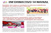 INFORMATIVO SEMANAL - sindsep.com.br · Informativo do Sindicato dos Servidores Públicos Municipais de Caucaia INFORMATIVO SEMANAL Nº 02 | 23 a 27 de Outubro de 2017 Outubro de