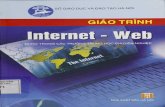Giáo trình Internet - Wedtailieudientu.lrc.tnu.edu.vn/Upload/Collection/... · + Người học hiểu khái niệm Internet và lịch sử phát triển của Internet, ích lợi