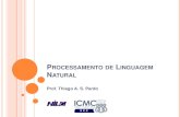Processamento de Linguagem Natural e Aprendizado de …8 PLN Processamento de Língua Natural Linguística Computacional Processamento de Linguagem Natural Engenharia das Línguas
