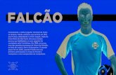 FALCÃO - insperiencia.com.br · Falcão se destaca por ser o maior jogado de futsal de todos os tempos. Nenhum jogador chegou perto de suas conquistas dentro e fora das quadras.