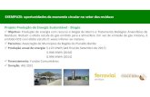EXEMPLOS: oportunidades da economia circular no setor dos ... · Projeto Produção de Energia Sustentável -Biogás Objetivo:Produção de energia com recurso a biogás de Aterro