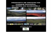 PROPOSTA DE CRIAÇÃO DO PARQUE NACIONAL DA SERRA DO … · A proposta de criação de um Parque Nacional na região do Gandarela foi inicialmente apresentada ao Instituto Chico Mendes