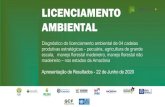 Apresentação do PowerPoint d… · 4 hours ago  · Apresentação de Resultados - 22 de Junho de 2020 LICENCIAMENTO AMBIENTAL. Diego Rolim, Secretário de Meio Ambiente do Maranhão