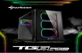 EFICAZ E ESPAÇOSOru.sharkoon.com/Download/Cases_and_Power/Midi_ATX/TG6_RGB/p… · Exiba todo o seu hardware com o TG6 RGB. Este gabinete midi ATX fornece amplo espaço e uma plataforma