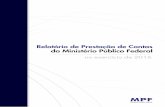 Relatório de Prestação de Contas do Ministério Público Federal · Quadro 56 – Detalhamento da estrutura de cargos em comissão e funções gratificadas do MPF no período de